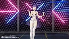 raiden mei in chinese dress shaking it, submitted by ltdend