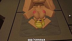 the prostitute gets fucked hard by a big white cock