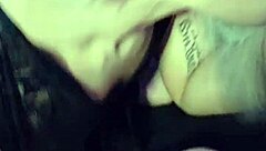 gorgeous tgirl sucking knob with horny passion