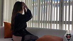 Hot brunette hazel moore meets rome majors