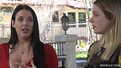 angela white and giselle palmer dive into intense lesbian sex with big natural tits