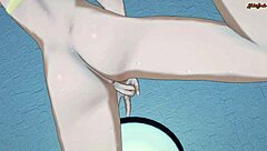 Can rukia finger her pussy to orgasm in bleach hentai?