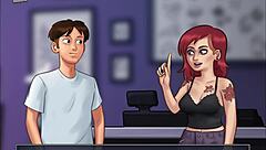 summertime saga episode 152 in hentai cartoon anime style