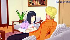 hinata hyuga's big tits creampied by naruto uzumaki in intense hentai sex scene