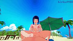 hinata hyuga's big tits creampied by naruto uzumaki in intense hentai sex scene