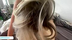Tight pussy latina babe gets creampied in this video