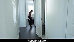 Feeling the intense passion as bratty tease Sadie Pop gets fucked by Sergeant Miles in POV, her tits bouncing wildly.