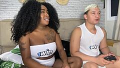 My naughty neighbor lost the bet and had to pay with her body