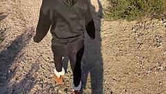 First Time Hiking With A Hinge Date In Public.