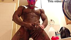 Hallelujah Johnson's big black dick solo worship