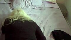 Big black cock penetrates European MILF's wet pussy