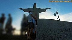 Amateur video of old big cock lover with a Brazilian babe