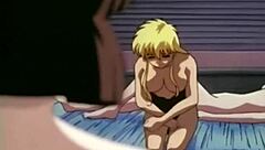 Lesbian hentai with scissor fetish and big tits with a passionate cartoon theme