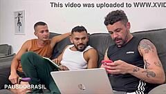 College boys having fun with big dicks and blow jobs