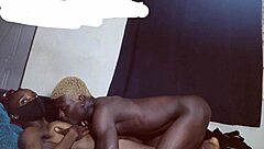 We Are Really Making Love Here! Skinny Girl Next Door Licks Tall Muscular Black Bodybuilder Neighbor