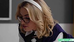 Naughty student Chanel Camryn seduces teacher with big ass and boobs