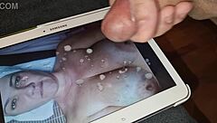 AMATEUR TRIBUTE FOR INEXPERT2 WITH CUMSHOT ON COCK