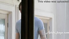 Alison Rey and Ken Feels Perform Detailed Blowjob Service Bent Over with Shaved Pussy