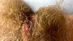 10 minutes of hairy pussy admiration big bush closeup