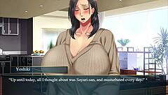 In the world of anime and hentai, a MILF encounters a young woman in the dressing room