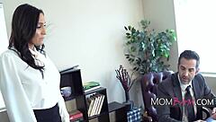 Submissive secretary says, I'll tolerate any spanking in the office BDSM scene.