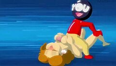 Peach and Daisy’s submissive adventure in the world of anime porn
