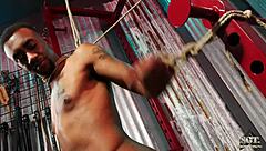 Boy, you're getting fucked rough in this dungeon by a muscular black bodybuilder