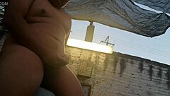 Masturbating in street ignoring passersby