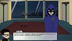 Why is Raven masturbating in 18Titans part 4?