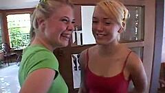 i'm kissing and masturbating with petite teen lesbian