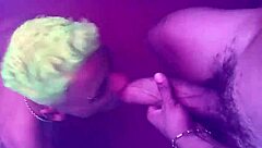 Amateur couples try out bareback sex at a Halloween party