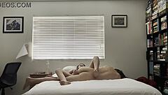 milf wife rubs pussy to orgasm in missionary!