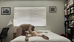 milf wife rubs pussy to orgasm in missionary!