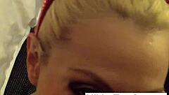 Halloween costume turns into a wicked POV blowjob