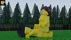 Lego porn features anal, blowjob, pussy licking in wild 3D action