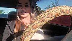 Enjoying the best relaxing drive with Bianca Naldy.