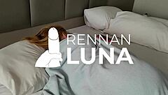 a gostosa safada pediu pra acordar com a pica dentro e guardou o leitinho na buceta rennan luna