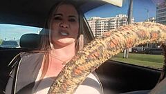 Enjoying the best relaxing drive with Bianca Naldy.