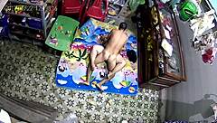 my vietnamese wife caught in a steamy moment