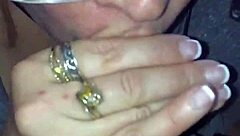 slo-mo blowjob & cumshot with fat bbw couple