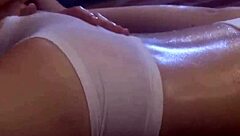 challenged my boss during oily massage insertion game