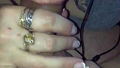 slo-mo blowjob & cumshot with fat bbw couple