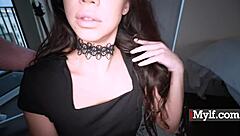 Angeline Moon, Asian Slut, Craves Intense Throat Fucking and Swallows in POV