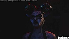 afraid teen 18+ gets fucked by bad milf with big black dildo