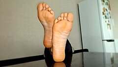 Stepbrother Licks Dirty Smelly Soles of Slutty Wife