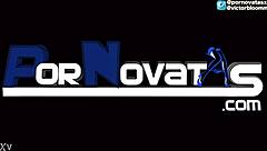 follando en la peluqueria con mano y boca