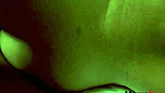 Stepson Spooning Horny Stepmother, Moaning During Big Tits Sex