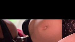 Slut sucks boyfriend's cock deepthroat and shouts his name