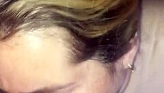 8am morning cum in her thong 😍