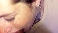 8am morning cum in her thong 😍